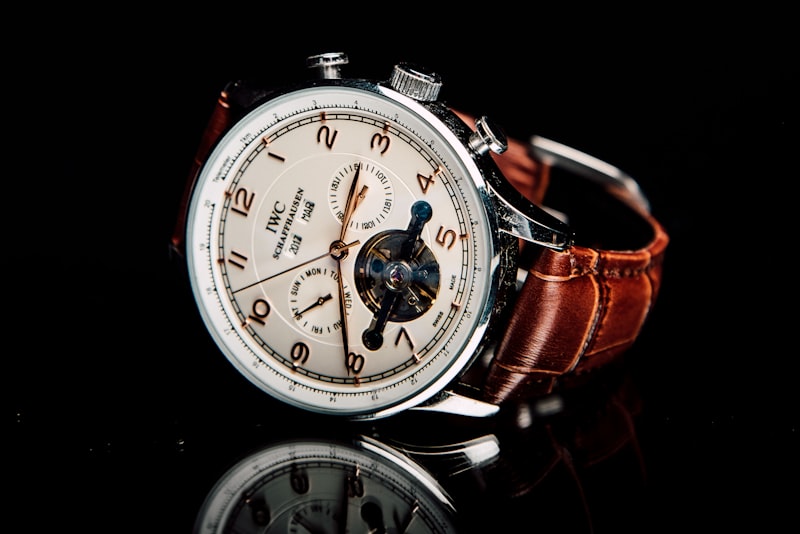 Three wristwatches lined up showing different dial styles